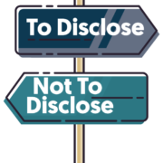 To Disclose or Not to Disclose Road Sign Graphic